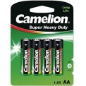 Батарейка солевая R6 (4шт) Camelion