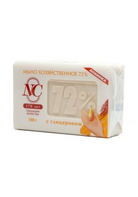 Мыло хозяйственное Невская косметика С пальмовым маслом 72% 180г
