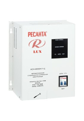 Стабилизатор напр. 8 кВт/Ресанта АСН-8000 Н/1-Ц/