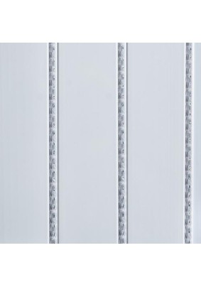 Панель ПВХ 3-х секционная Кантри Серебро 3000х240мм