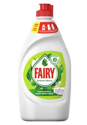 Средство для мытья посуды Fairy Зеленое яблоко 450мл/21