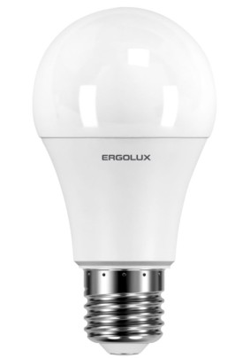Лампа светодиодная 10 Вт Ergolux А60 Е27 4500К 880Лм