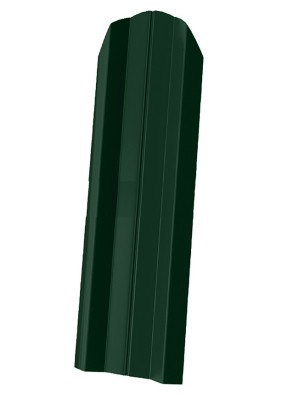Штакетник М-образный фигурный 76мм Зеленый RAL 6005