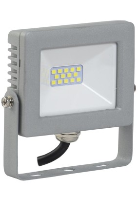 Прожектор светодиодный 10Вт IEK СДО-07-10 6500К 800Лм IP65 серый