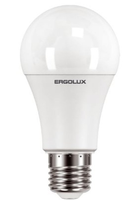 Лампа светодиодная 10 Вт Ergolux А60 Е27 6500К 880Лм