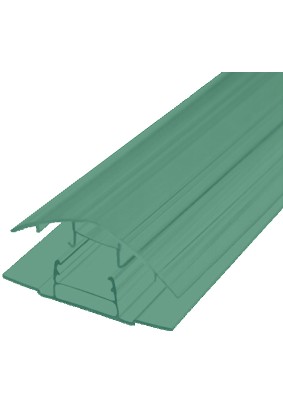Профиль соединительный разъемный 6-10мм Зеленый 6 метров