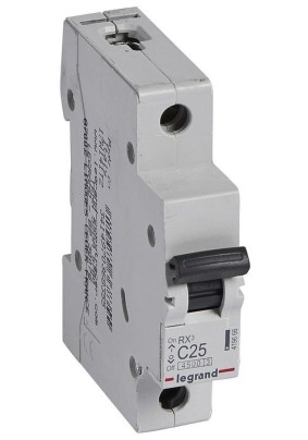 Автоматический выключатель  25А 1-полюс. Legrand RX3 Leg 419666