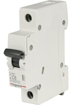 Автоматический выключатель  6А 1-полюс. Legrand RX3 Leg 419661