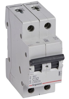 Автоматический выключатель  32А 2-полюс. Legrand RX3 Leg 419700