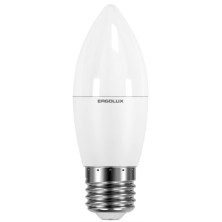 Лампа светодиодная 9.0Вт Ergolux 6500K/Е27/C35