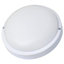 Светильник светодиодный влагозащищенный 12Вт Ultraflash LBF-0301S круг с ДД 4000К 640Лм IP54 160мм