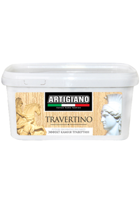Декоративное покрытие Artigiano Travertino Камень травертин 7,5л