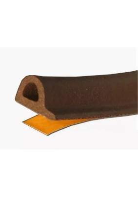 Уплотнитель для окон "ТЕСН-ТОР" Р -профиль 9х5 мм коричневый одинарный 100м