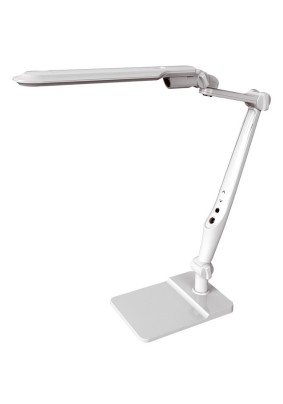 Лампа настольная Camelion KD-831 C01 белый LED (наст.10 Вт, 230В, осн+струбц.,600 лм)