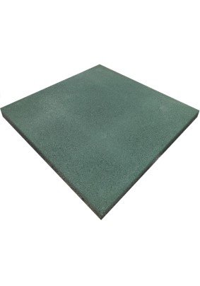 Плитка резиновая 500х500х30мм зеленый /пуансон