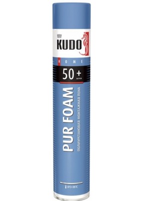 Пена монтажная KUDO HOME 50+/от 0°С до +35°С Всесезонная 1000 мл