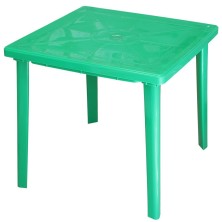 Стол квадратный зеленый 800х800х710
