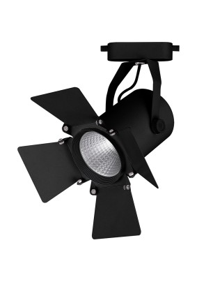 Светильник трековый светодиодный на шинопровод 12W, 1080 Lm, 4000К, 35 градусов, черный, AL110/32555