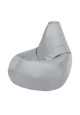 Мешок  для сидения "груша"/Оксфорд, серебристо-серый/размер Стандарт/