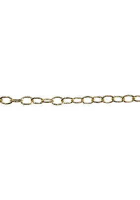 Цепь декоративная "Овальная" 2,8 мм золотая