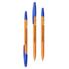 Ручка шариковая Erich Krause R-301 Orange Stick синяя 0,7мм