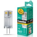 Лампа светодиодная 3 Вт Camelion JC/3000K/G4/12V