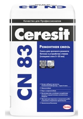 Ремонтная смесь Церезит CN 83 /25 кг/