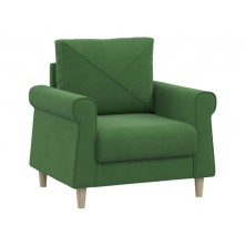 Кресло  Иветта ТД 356 (НиК)/Аватар 657 (лиственный зеленый)/870 x 790 x 900