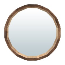 Зеркало-бочонок состаренное 30см липа