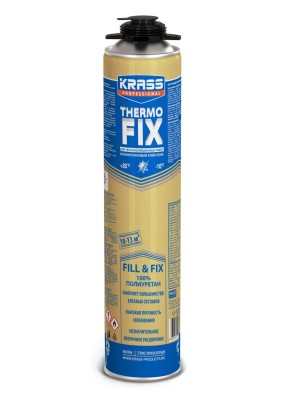 Клей-пена KRASS Professional ThermoFix для теплоизоляционных работ 750 мл