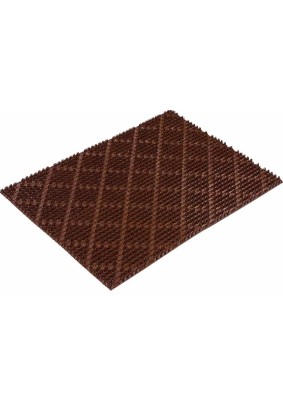 Коврик щетинистый 45х60 см темный шоколад /11137/137