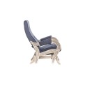 Кресло-качалка глайдер Модель 708/Дуб шампань, ткань Verona Denim Blue/