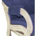 Кресло-качалка глайдер Модель 708/Дуб шампань, ткань Verona Denim Blue/
