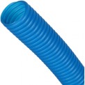 Гофра для трубы d21/18 мм (синяя, бухта 50 м)
