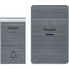 Звонок беспроводной Navigator NDB-D-DC06-1V1-S серебро
