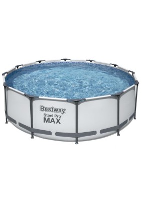 Бассейн каркасный Bestway Steel Pro Max фильтр-насос,катридж 366х100см 56418