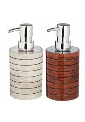Дозатор для жидкого мыла Тепло дерева пластик2 цвета 463-114