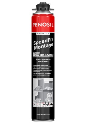 Клей-пена Penosil Premium SpeedFix Montage AII Season многоцелевая/750 мл/