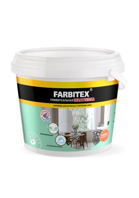 Шпатлевка акриловая Farbitex для наружних работ 3,5 кг