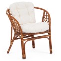 Комплект Bahama (Стол + диван+ 2 кресла) цвет: Коричневый кокос