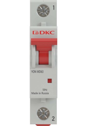 Автоматический выключатель  6А 1-полюс. DKC MD63 YON MD63-1C6-6