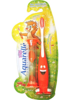 Зубная щетка детская Aquarelle Kids с песочными часами