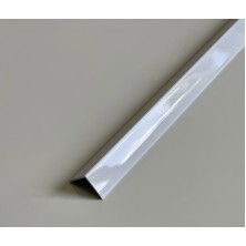 Уголок ПВХ Деконика Белый глянец 15х15мм 2.7м