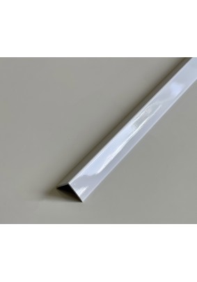 Уголок ПВХ Деконика Белый глянец 30х30мм 2.7м