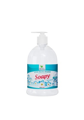 Мыло-крем жидкое Soapy Clean&Green увлажняющее 500мл