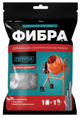 Фиброволокно полипропиленовое CEMMIX "CEMFIBRA" 150 гр.