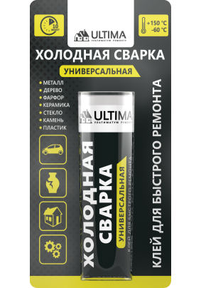 Клей Холодная сварка Универсальный/прозр./58  гр/Ultima/24