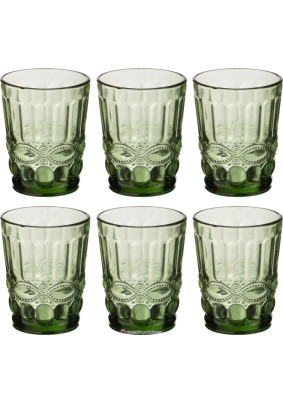 Набор стаканов Грань зеленый Арль 240мл/6шт/GB2604V8009ZB