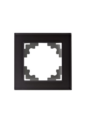 Рамка 1 Катрин черная стекло GFR00-7001-05