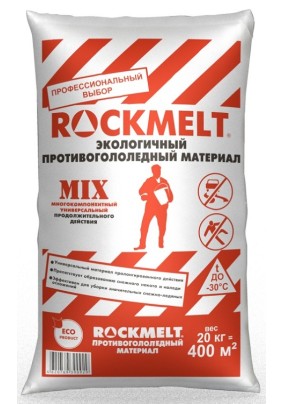 Антигололед "Rockmelt Mix" №3 20 кг, быстрого действия